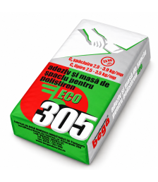 Adeziv si masa de spaclu pentru polistiren Bega 305 ECO, 23 kg